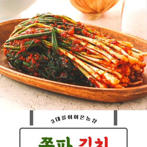 ★정성쪽파김치★ 500g 통에담아깔끔한 [원산지:국산]