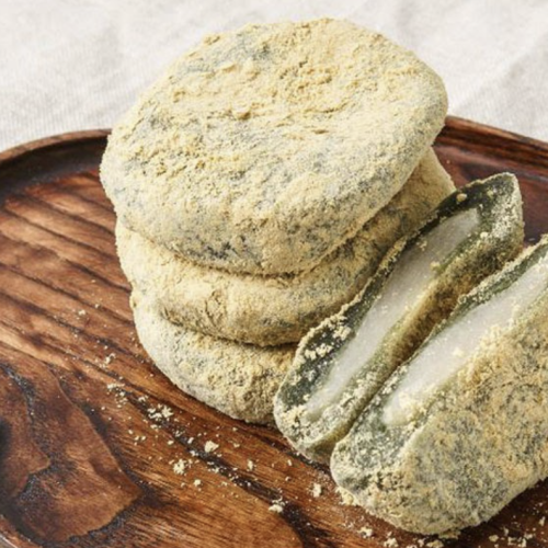 [강낭콩]콩 쑥개떡