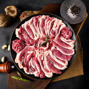 E) 국내산 무항생제 생오리 슬라이스 (냉장) 500g